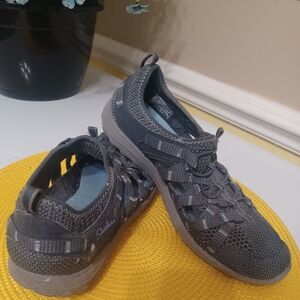 Navy Skechers Slip-On Shoes